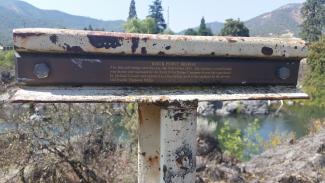 inscription on marker