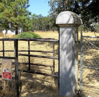 entrance to cemetery
