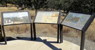 an interpretive signs